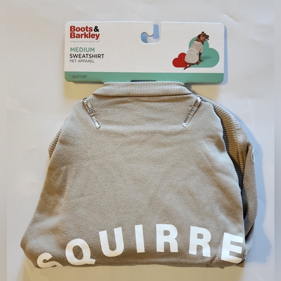 Boots & Barkley Squirrel Patrol Doggy/Kitty Cat Sweatshirts - Sizes XS & Medium - Picture 6 of 6